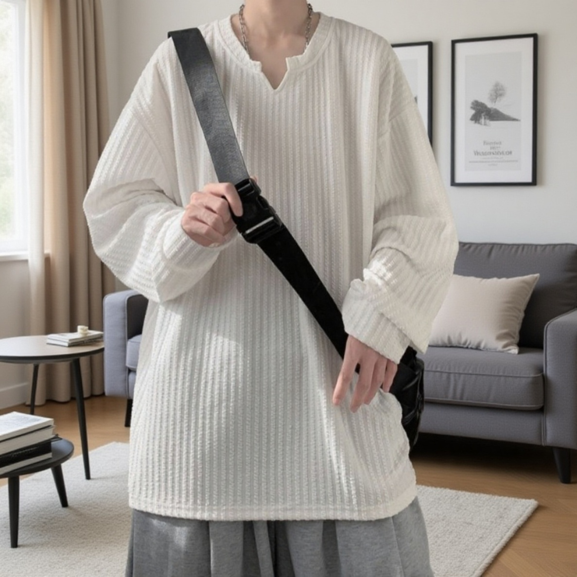 打ち込みシャツとしての長袖Tシャツ