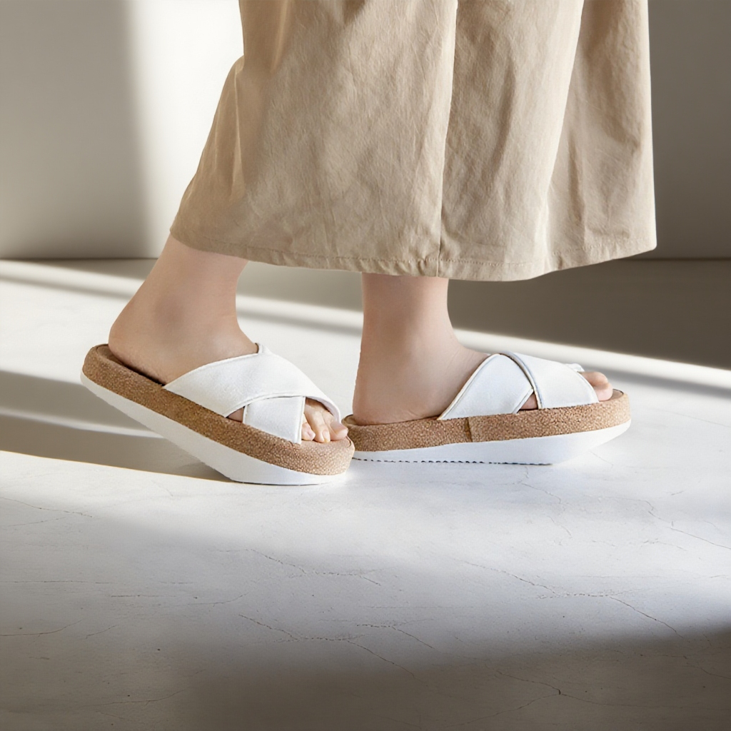 体幹トレーニング スリッパ 室内 前開き レディース 体幹を整えるスリッパ オープントゥタイプ 美脚 健康スリッパ 健康サンダル