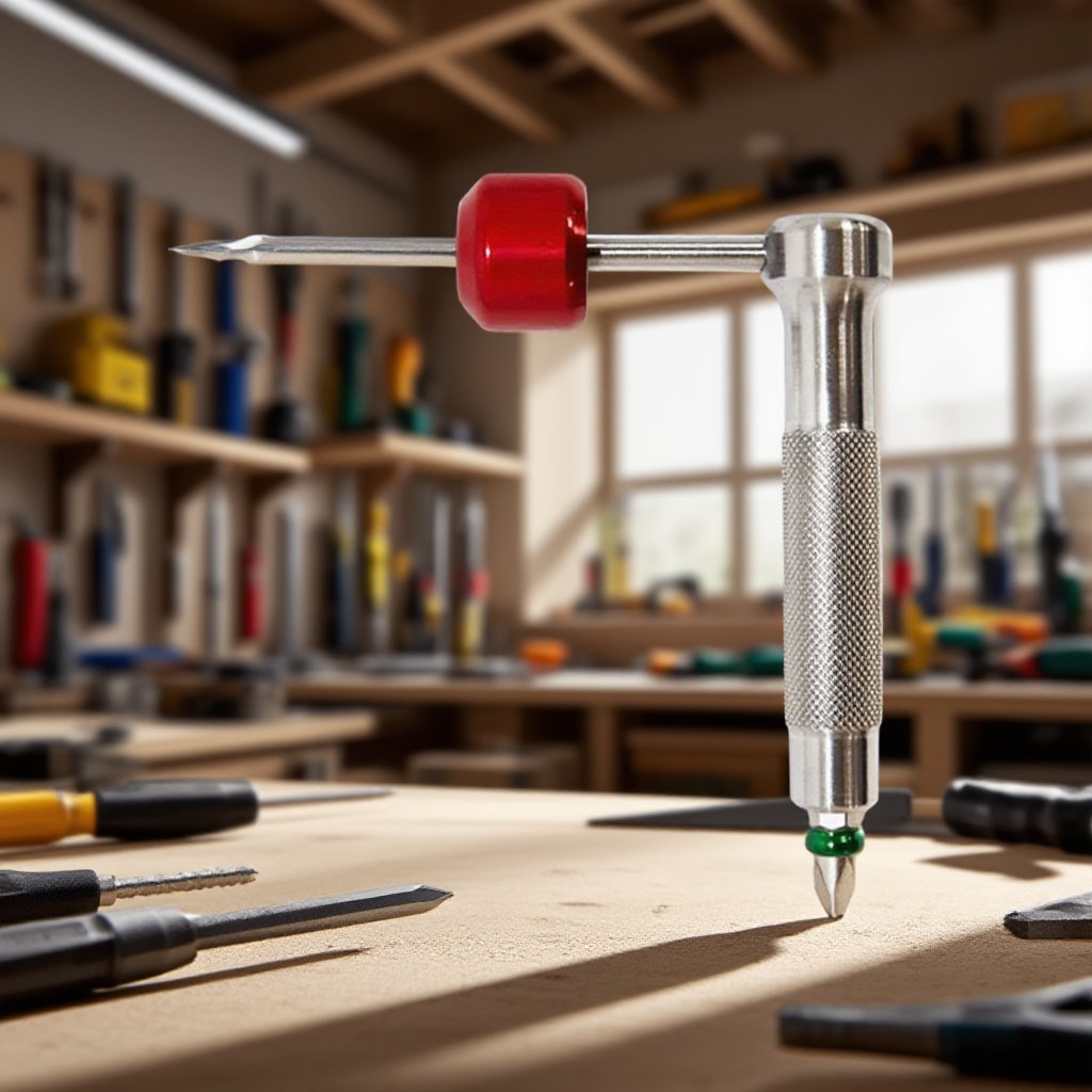 Magnetic screwdriver in action fixing a device