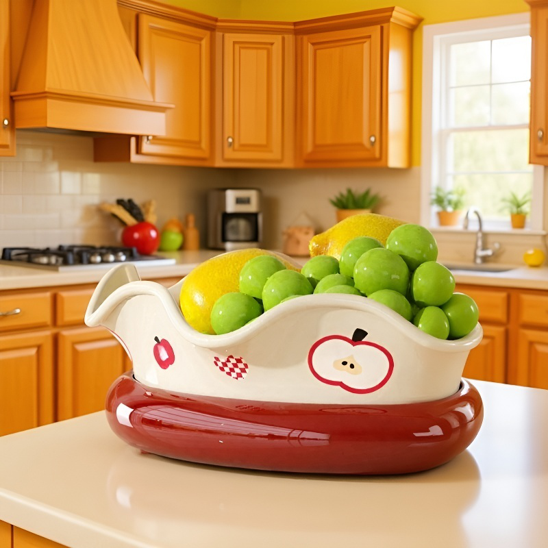 Luxurious Rotating Fruit Tray for Home Living Room, Sophisticated Snack and Dried Fruit Tray