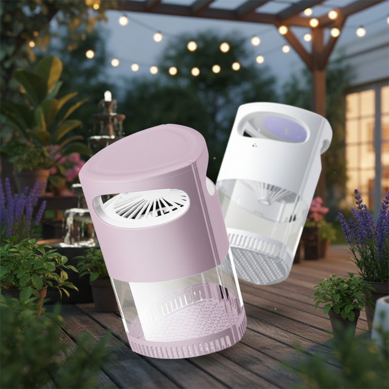 Lampe anti-moustiques domestique à aspiration, photocatalyseur