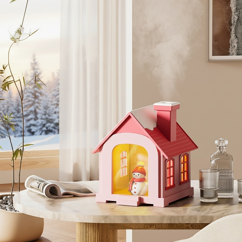USB Charging Desktop Humidifier Colorful Ambient Light for Office