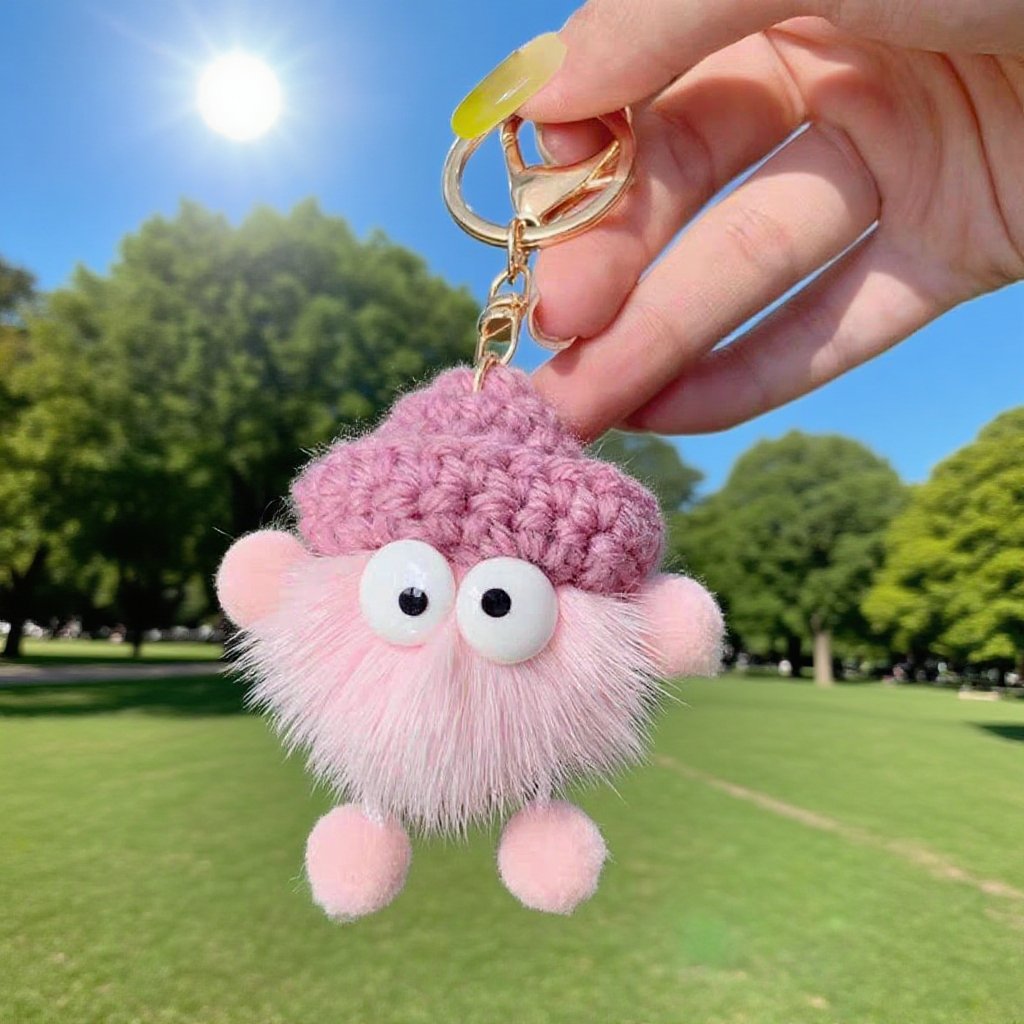 كرات الفحم الصغيرة قلادة قزم لطيف