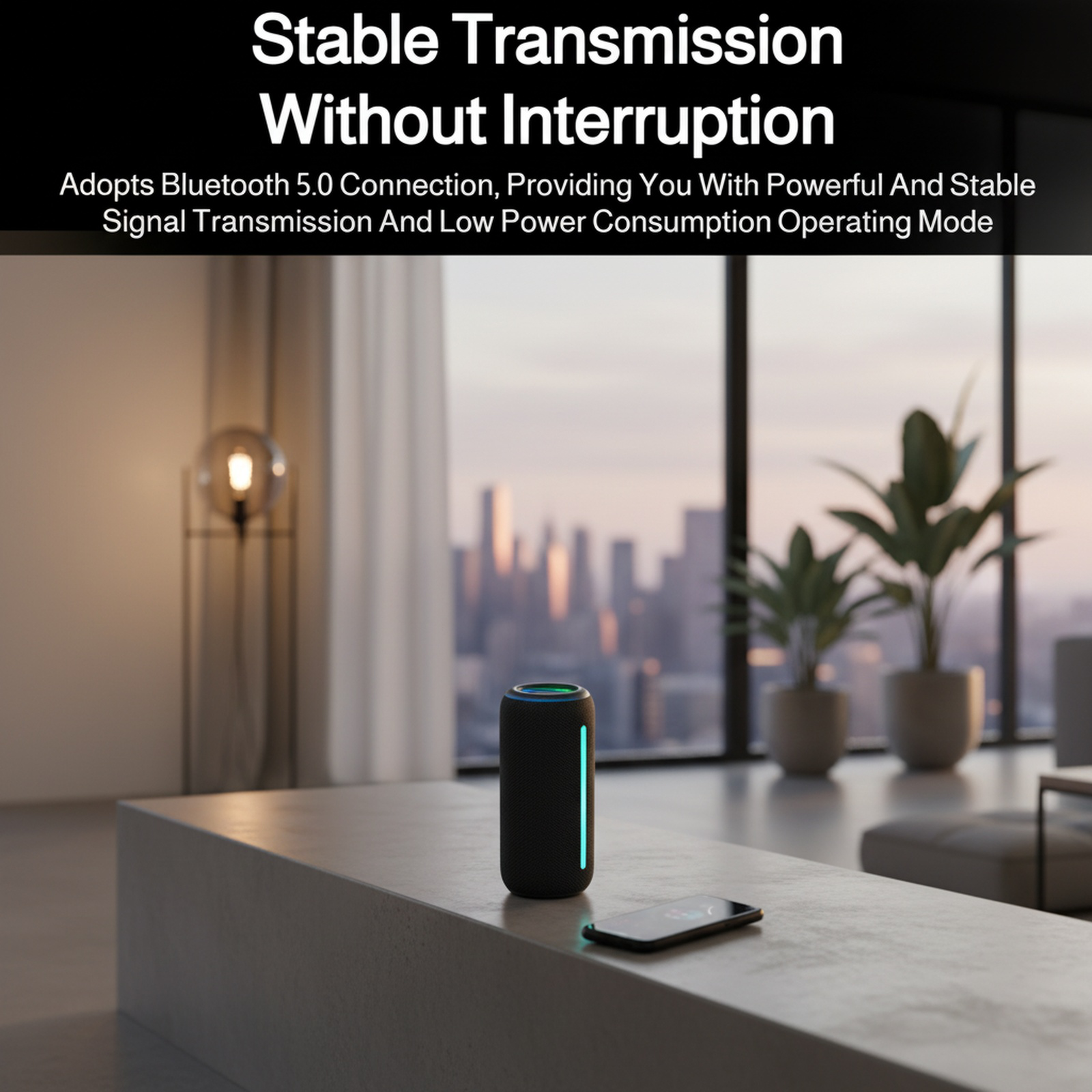 Bluetooth speaker with durable and shockproof construction