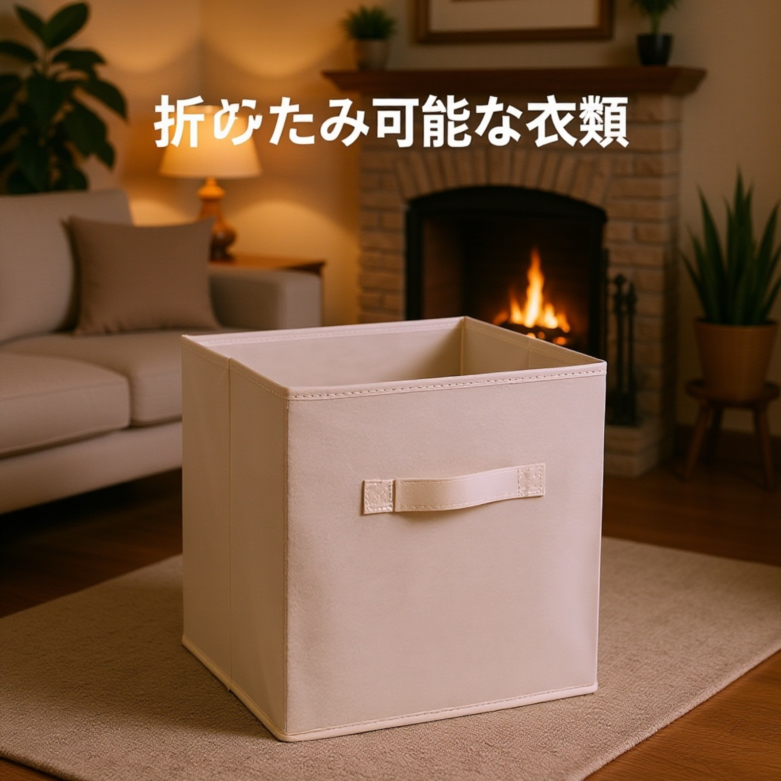 衣類や小物用の折りたたみ収納箱