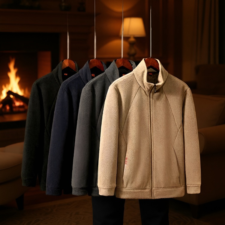 아웃도어 남성 코트 기모 양면 카디건 후드 코트 방한 바람막이 안감 야상 코트