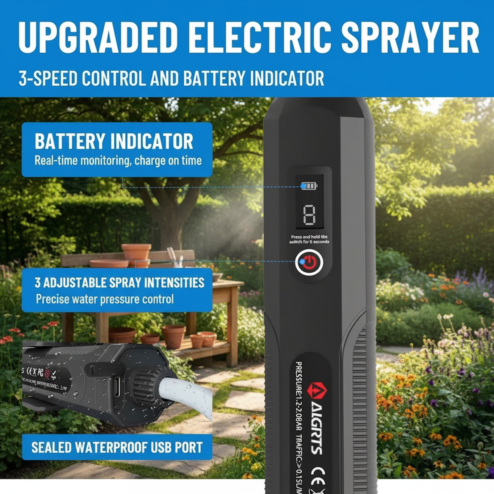 Portable Electric Sprayer for Disinfecting