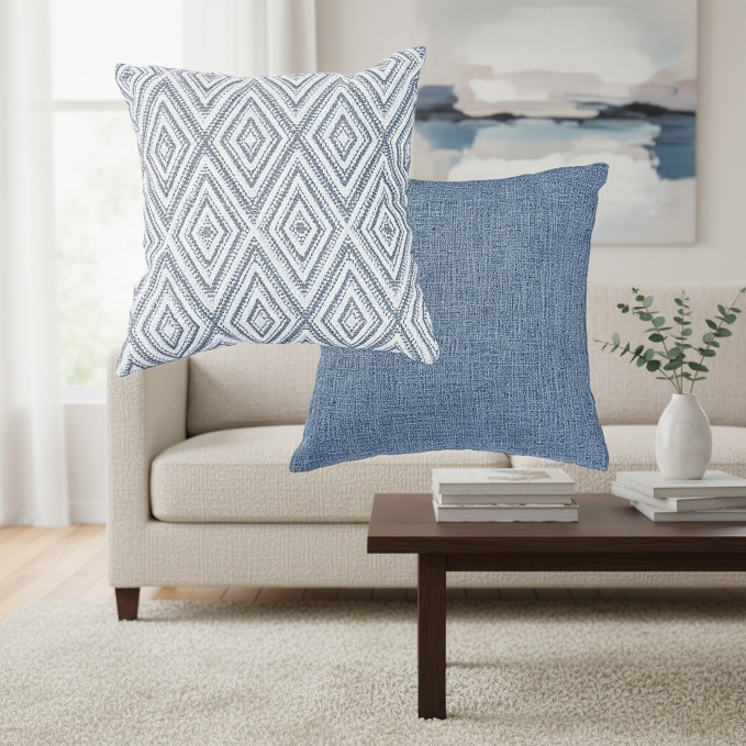 Linen Pillow Cases Modern Office Style
