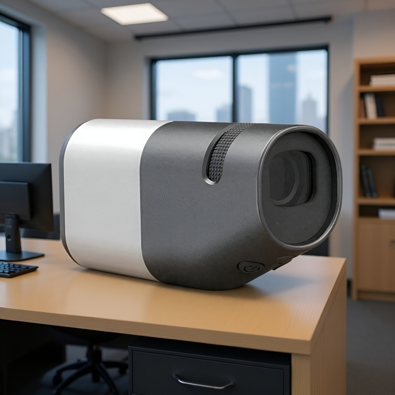 Elektronisches Distanzmessgerät mit hoher Vergrößerung