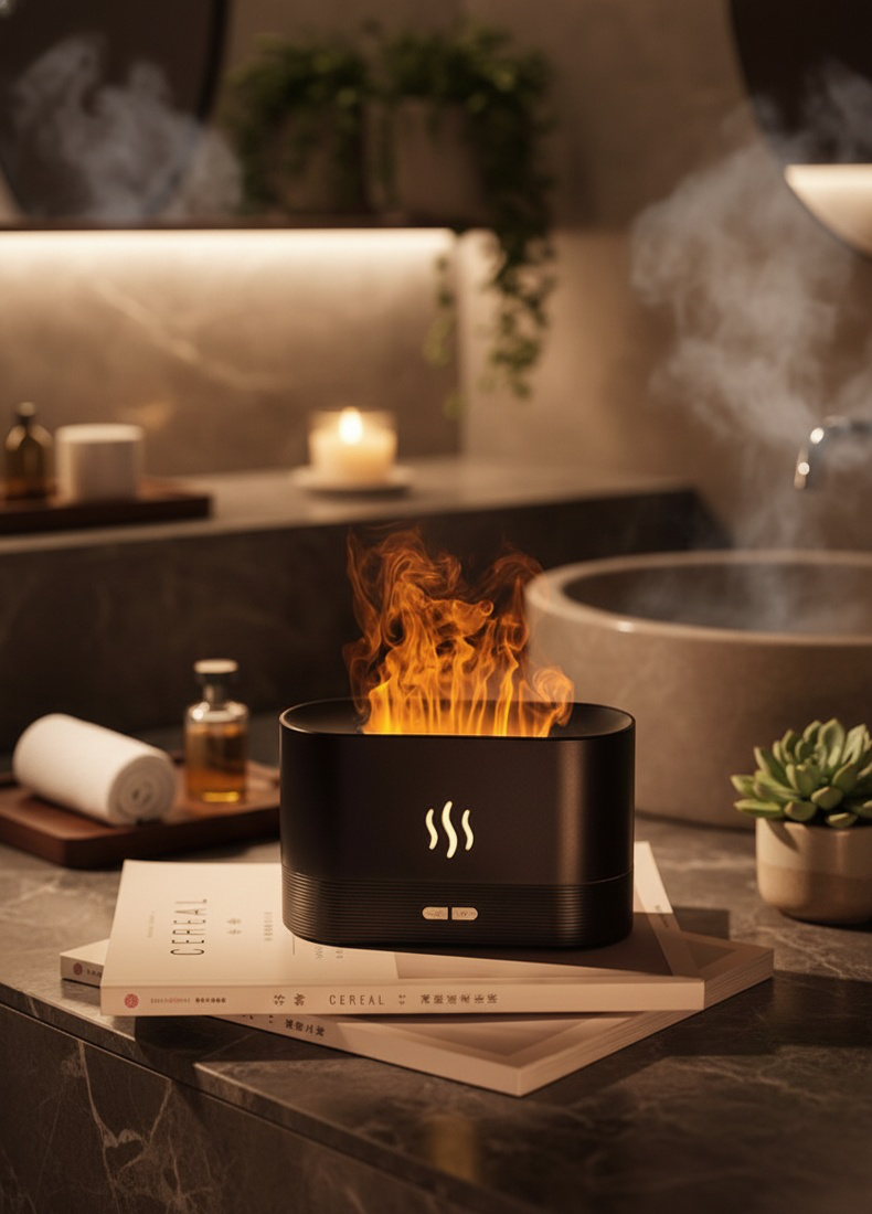 Aromaterapia y humidificación combinadas en un solo dispositivo