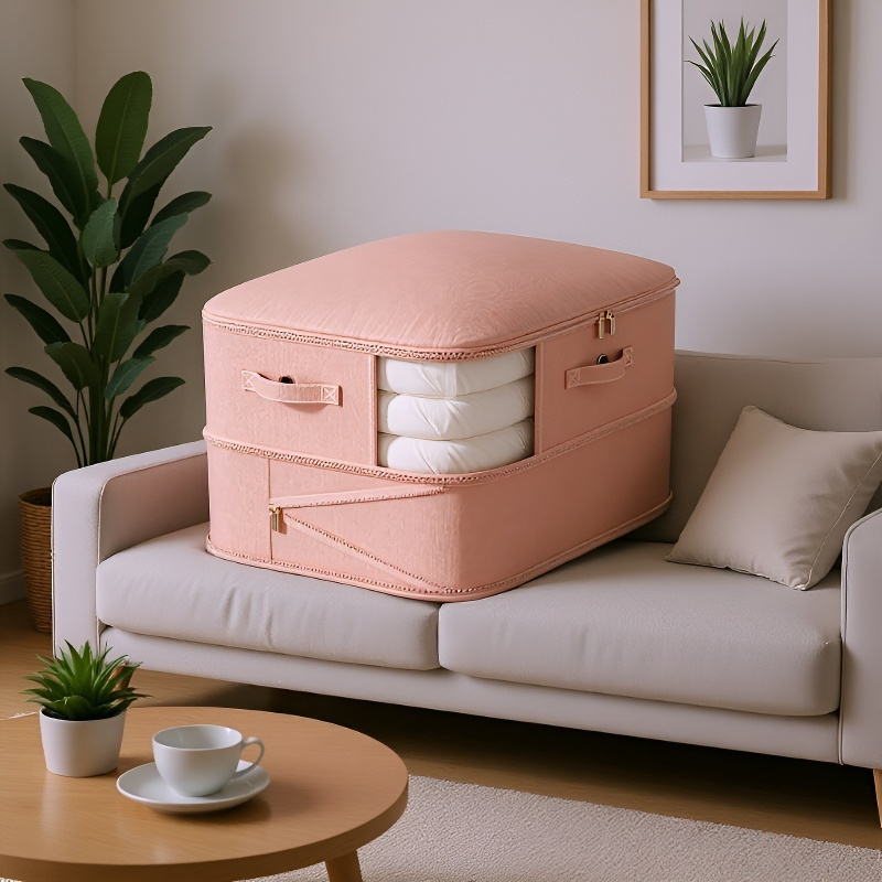 Bolsa de compresión para guardarropas con ventana, almacenaje de ropa y mantas de gran tamaño