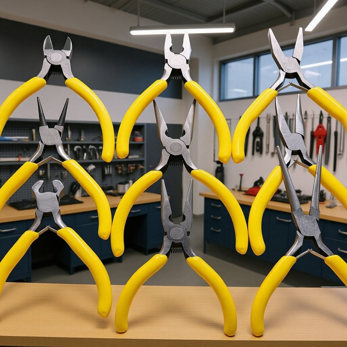 Zange im Einsatz bei Schmuckherstellung