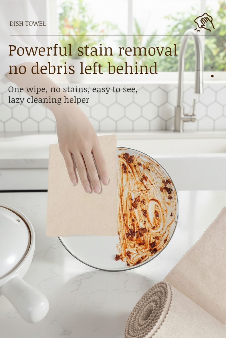 Biodegradable loofah dishcloths in modern kitchen setting