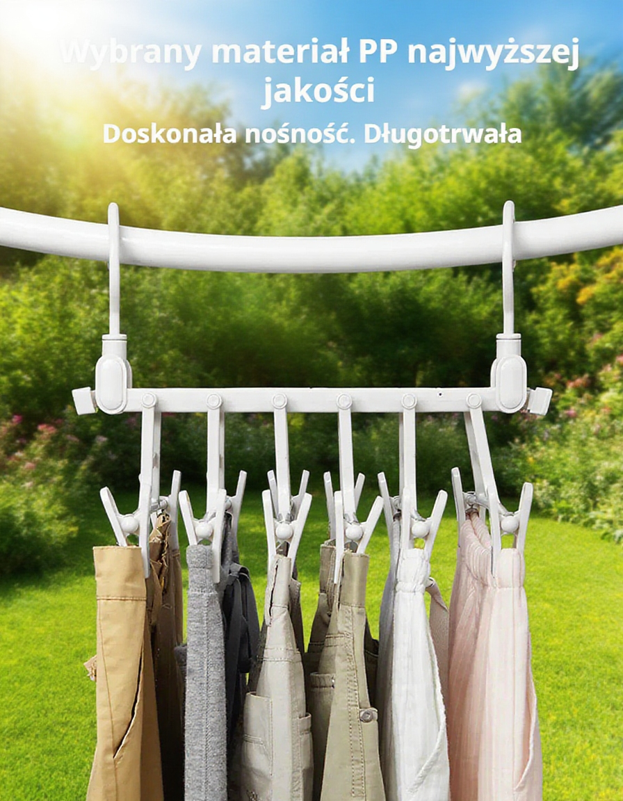 Wielofunkcyjny składany hak na wieszaki do ubrań