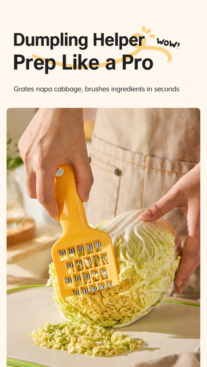 Adorable vegetable grater with cabbage shape