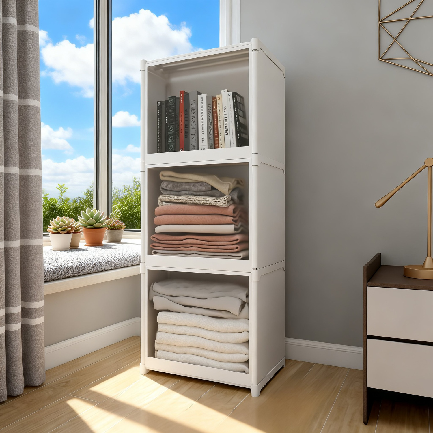 대용량 수납 옷장 수납 용품 제로 의류 수납 공간