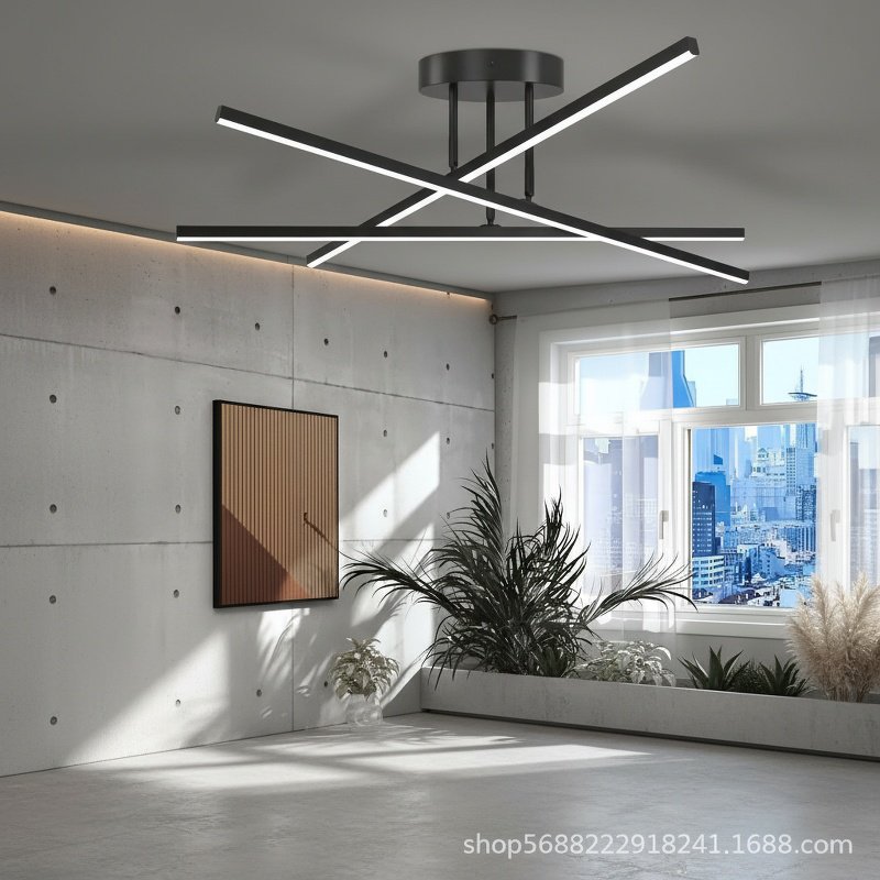 Minimalistische LED-Deckenleuchte, geeignet für verschiedene Wohnbereiche