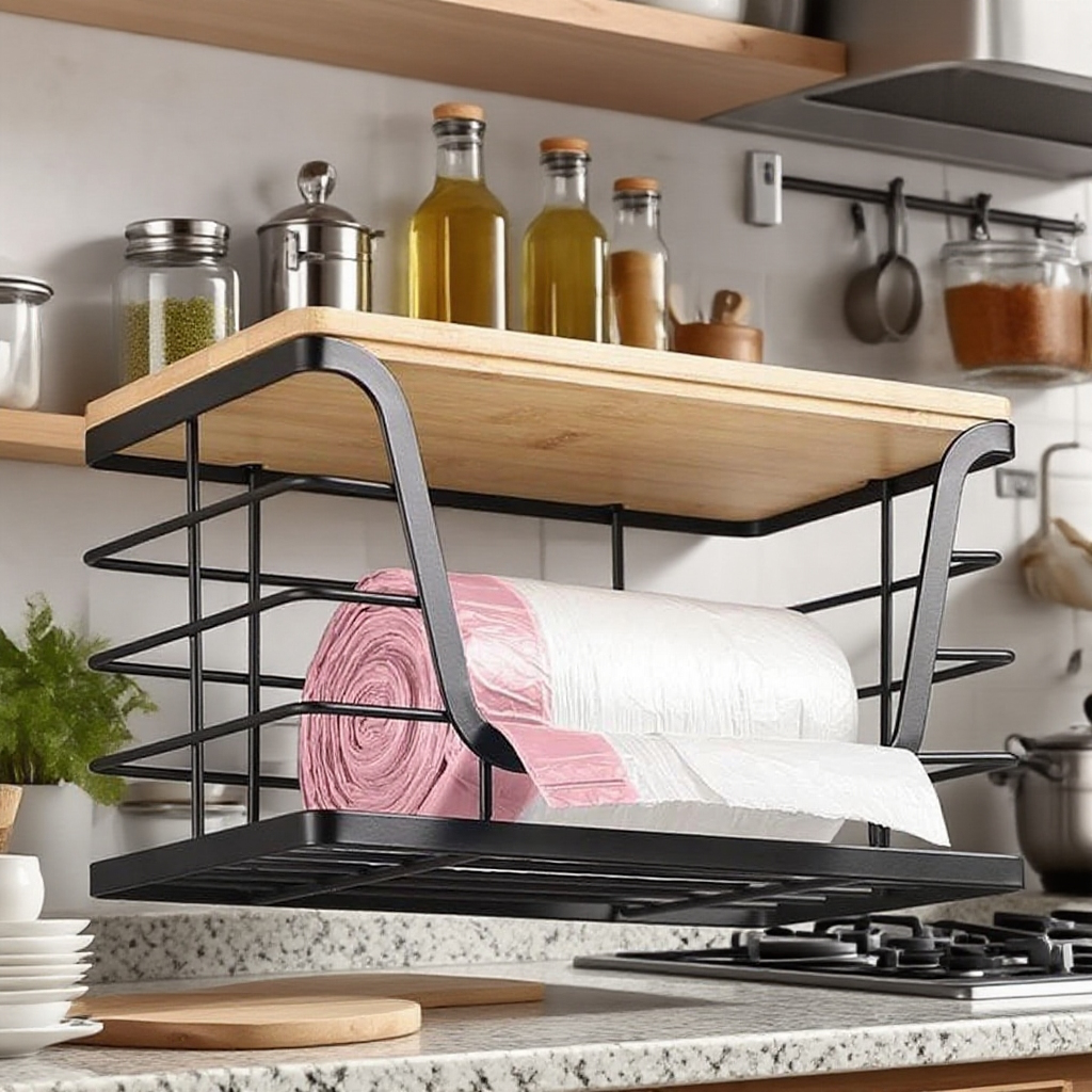 주방 다기능 벽걸이 수납 바구니