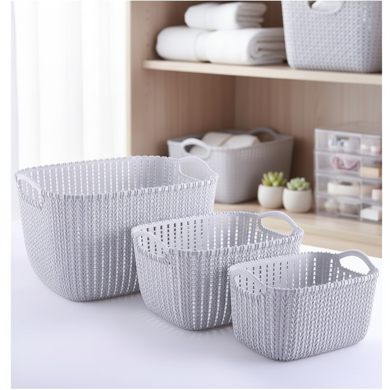 Easy-carry laundry hamper with comfortable handles