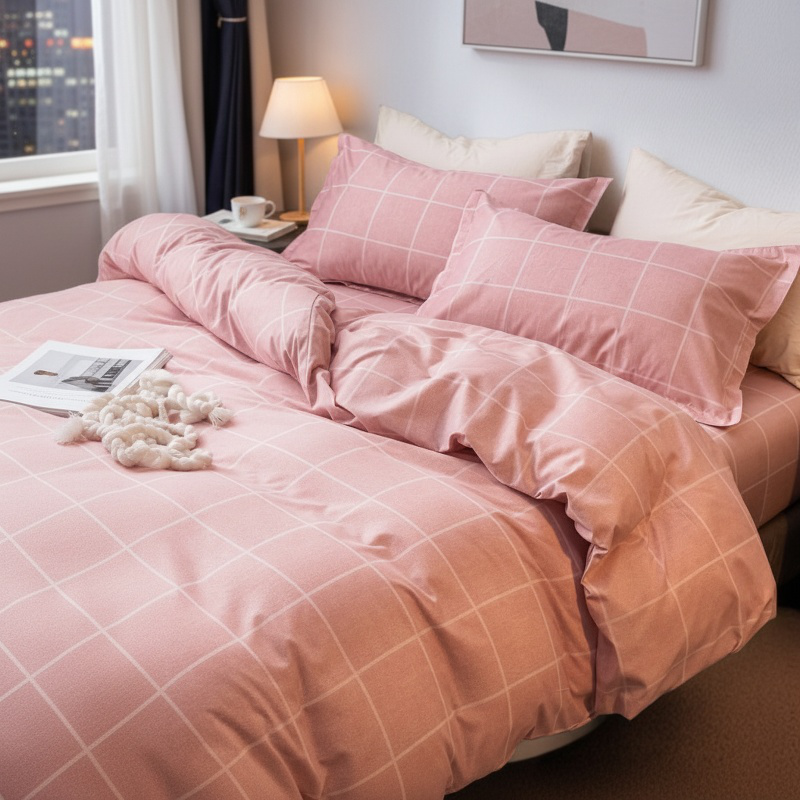 Autumn Quilt Cover Single Piece Three Piece Set Four Piece Set Student Dormitory Bedding