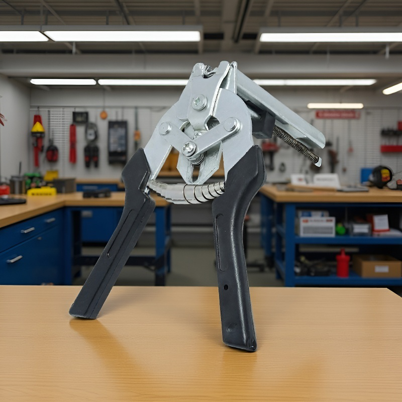 ケージクランプ Mペグ型 鶏・ウサギ・鳩ケージ用結束工具