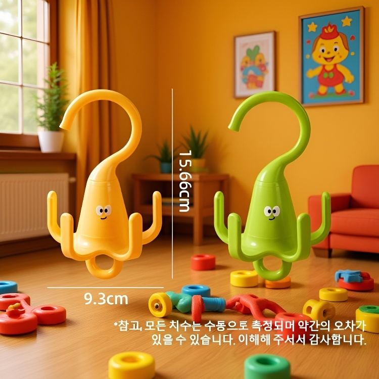 다섯발 모자 회전 걸이 옷장 가방 걸이 펀치 프리 다섯발 바나나 걸이 펀치 프리 스탠드