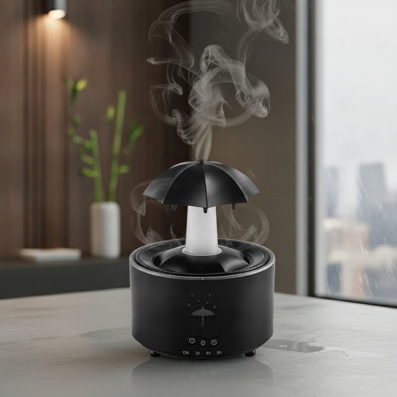 Control remoto giratorio gota de agua máquina de aromaterapia pequeño hogar niebla grande escritorio