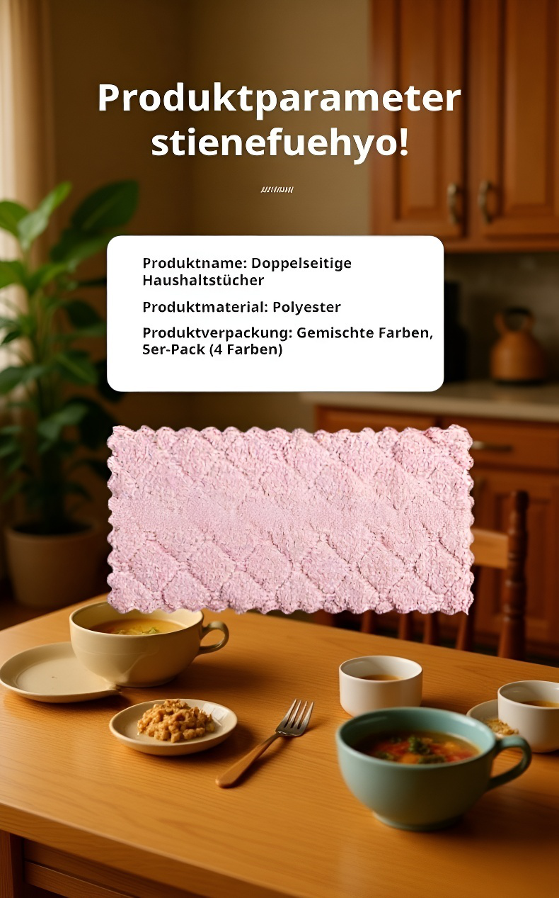 Verdicktes Mikrofaser Küchentuch für die Küche