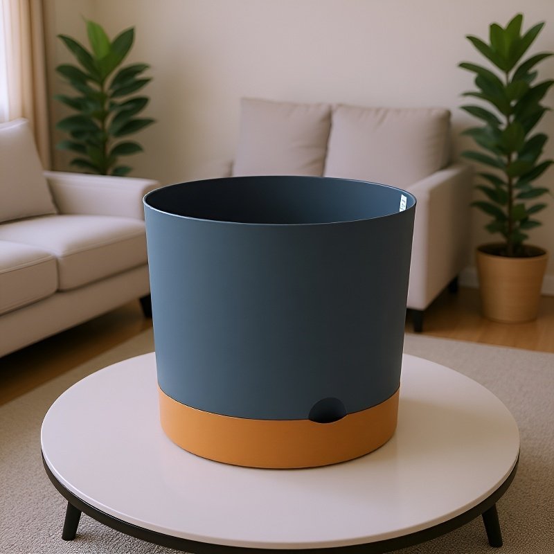 Doniczki plastikowe do kwiatów w pomieszczeniach