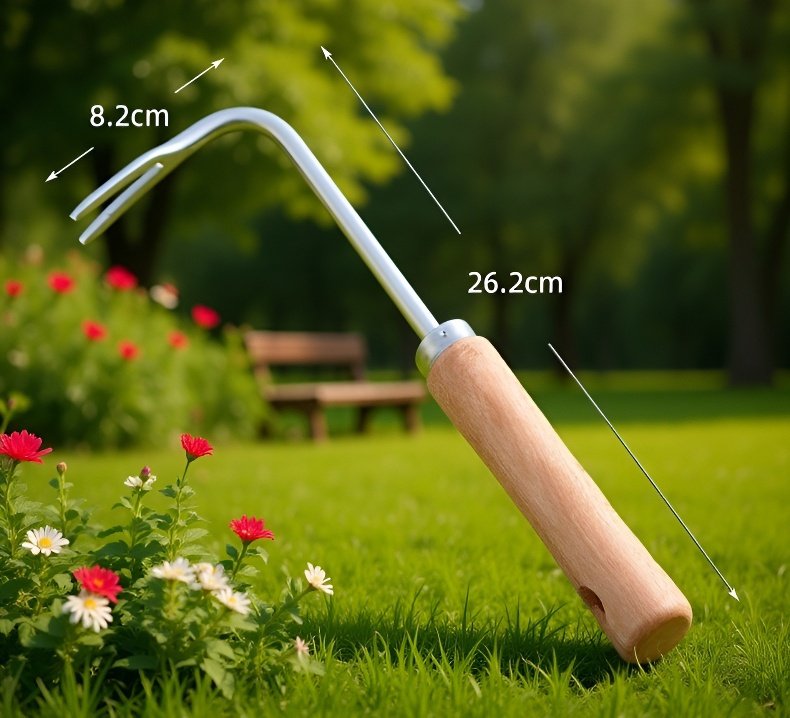 Lightweight weeding tool for garden maintenance