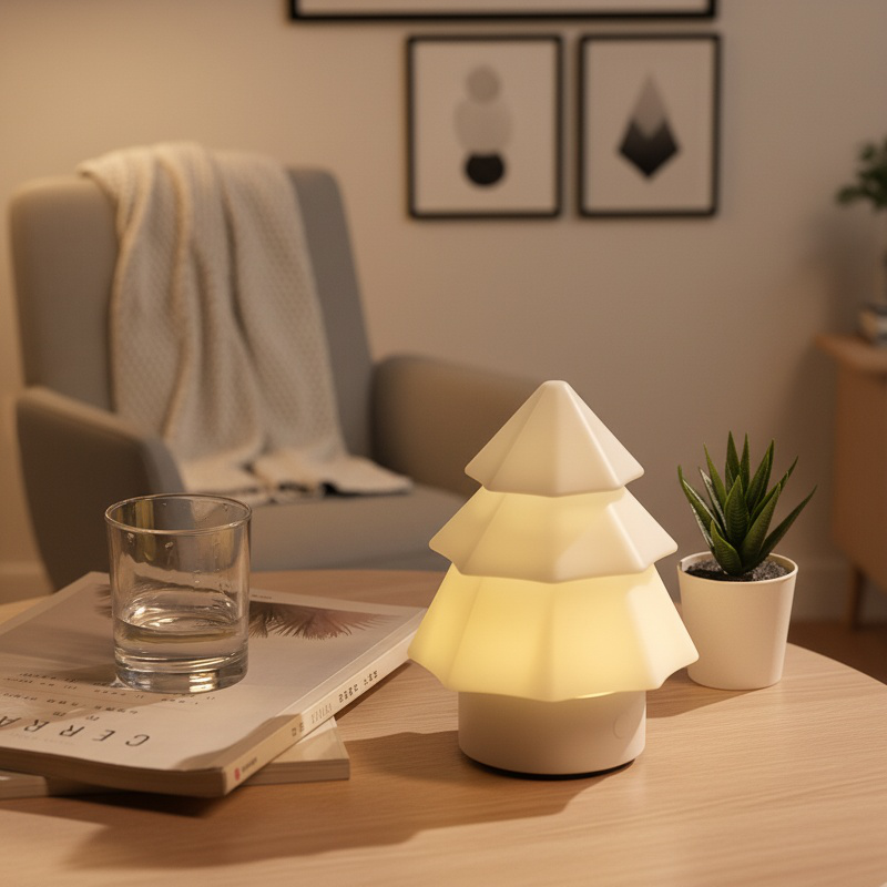 USB Mini Christmas Tree Humidifier with LED Mood Light Aroma Diffuser