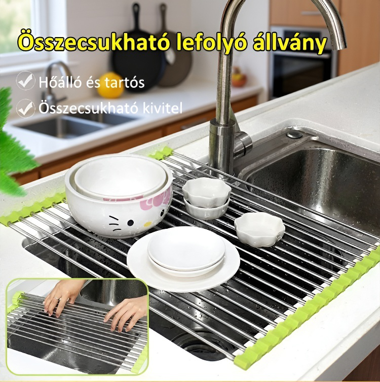 Konyhai edényszárító állvány