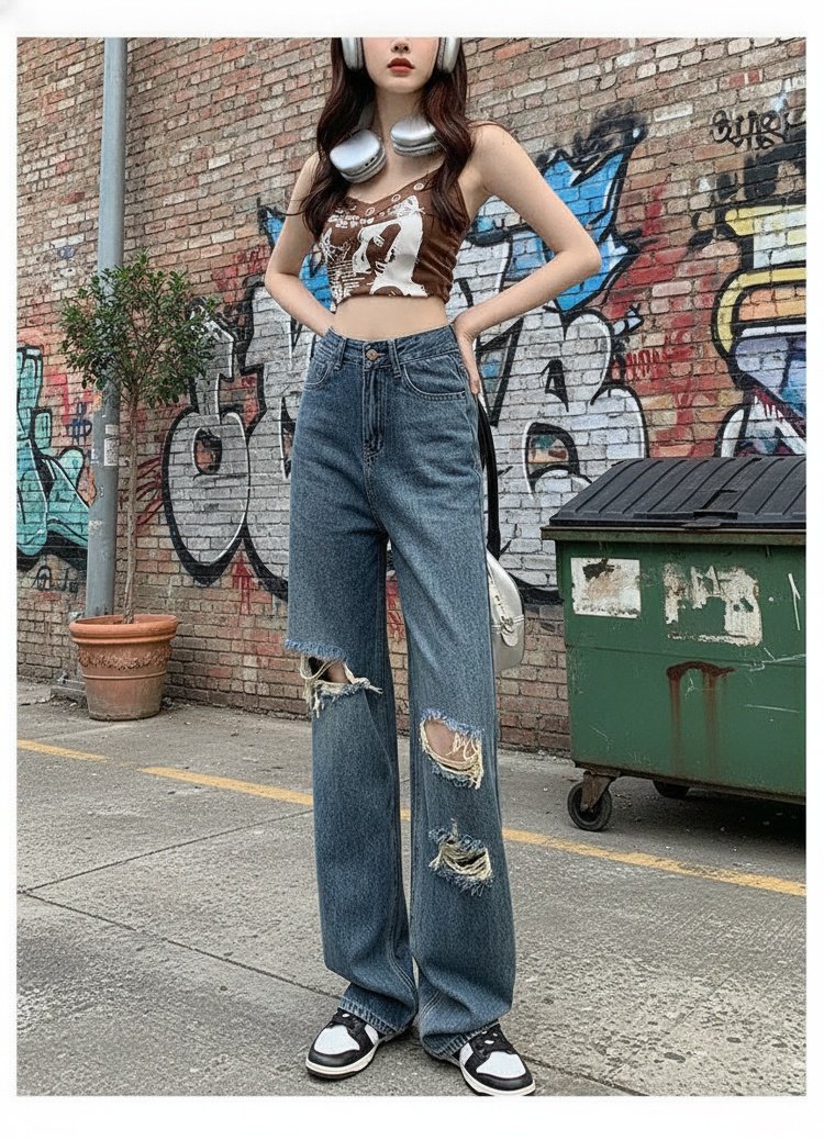 시원한 여름 청바지 스타일
