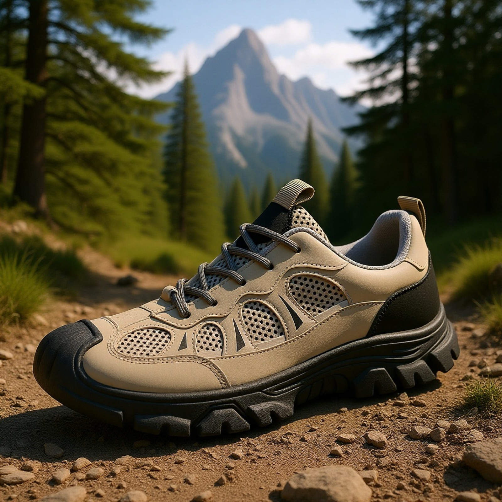 ソフトソールシューズメンズ2025新しい滑り止め耐摩耗労働保護靴アウトドア通気性ハイキングシューズスポーツメンズシューズ