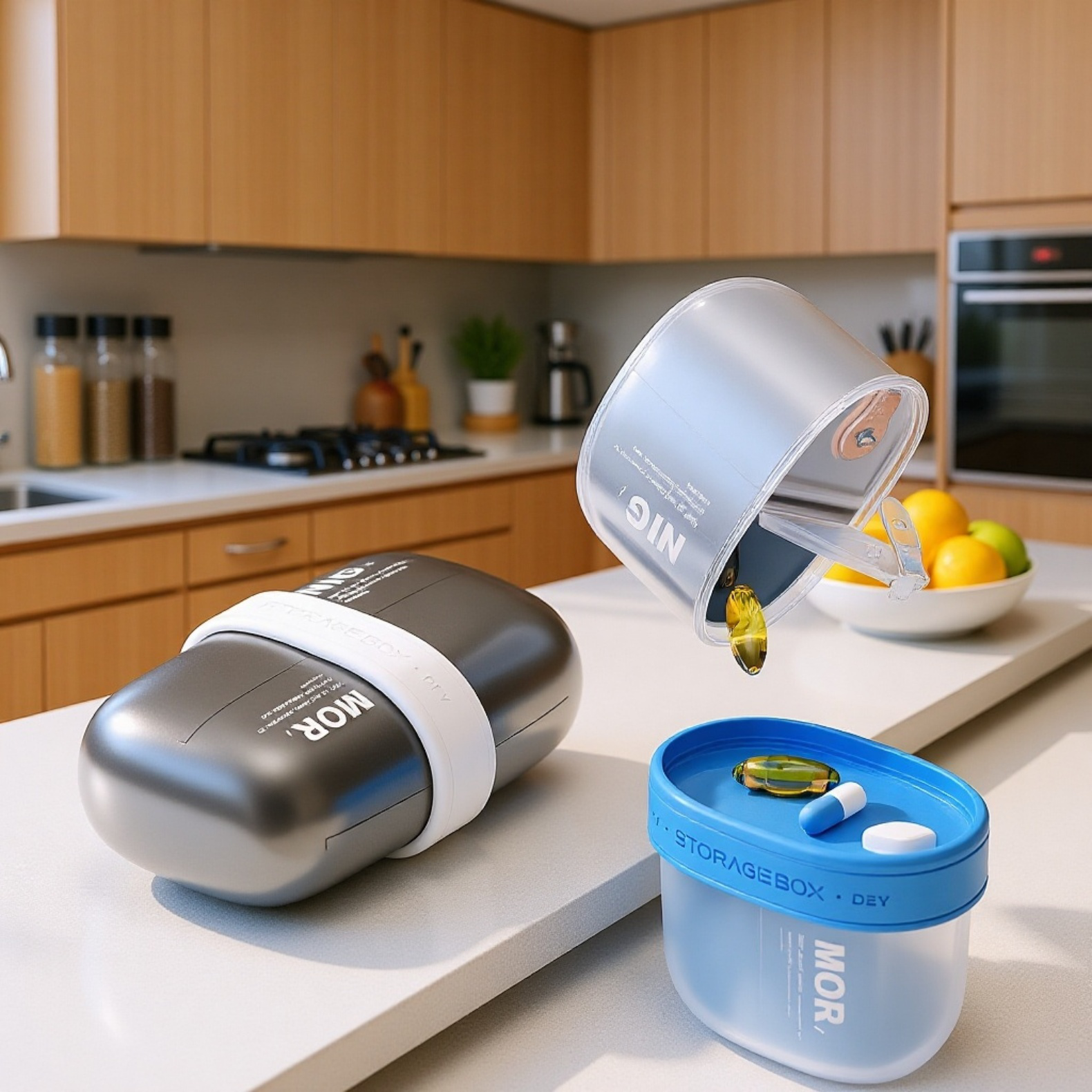 防湿ミニ薬ケース分割ボックス