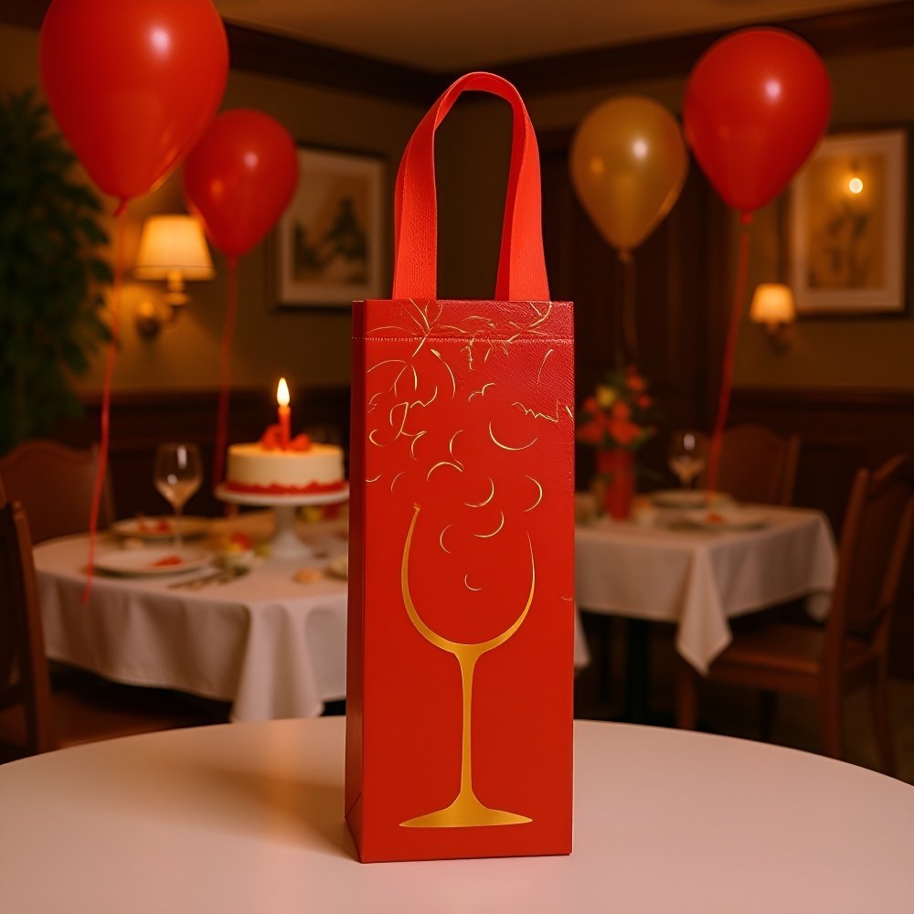 Eco-friendly non-woven wine gift bags