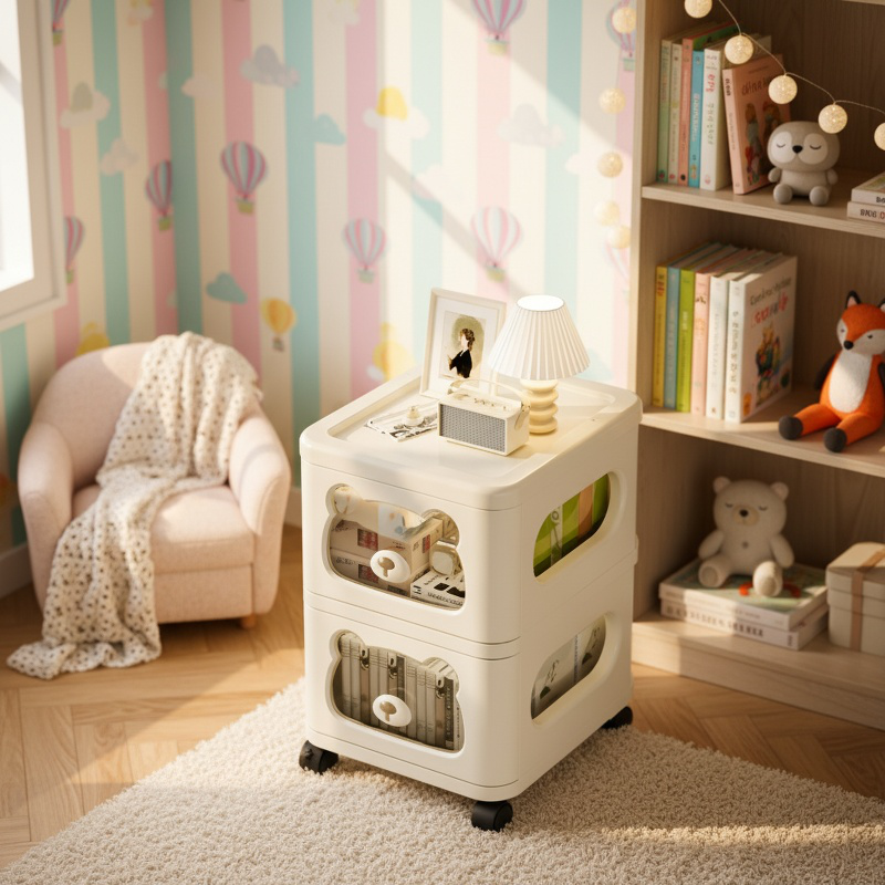 Armoire de rangement à plusieurs niveaux pour enfants