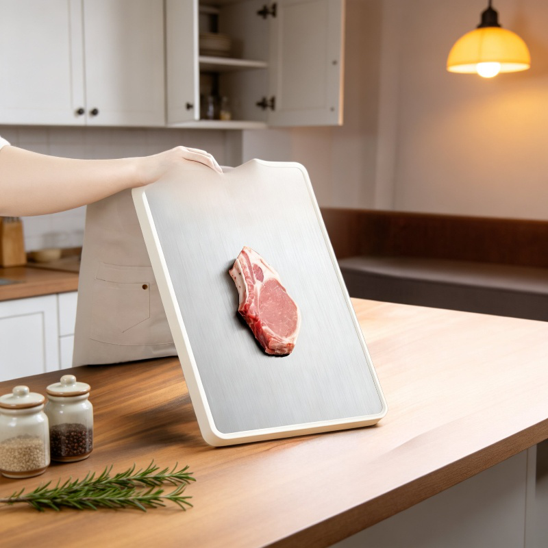 Beidseitig verwendbares Schneidebrett für Fleisch und Gemüse
