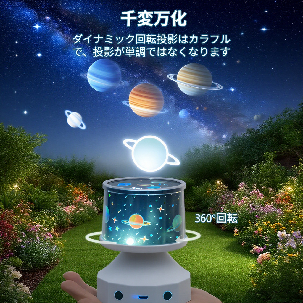 ブルートゥース音響付き創意星空ライト 子供用発光おもちゃ おしゃれな夜灯 ギフトにも