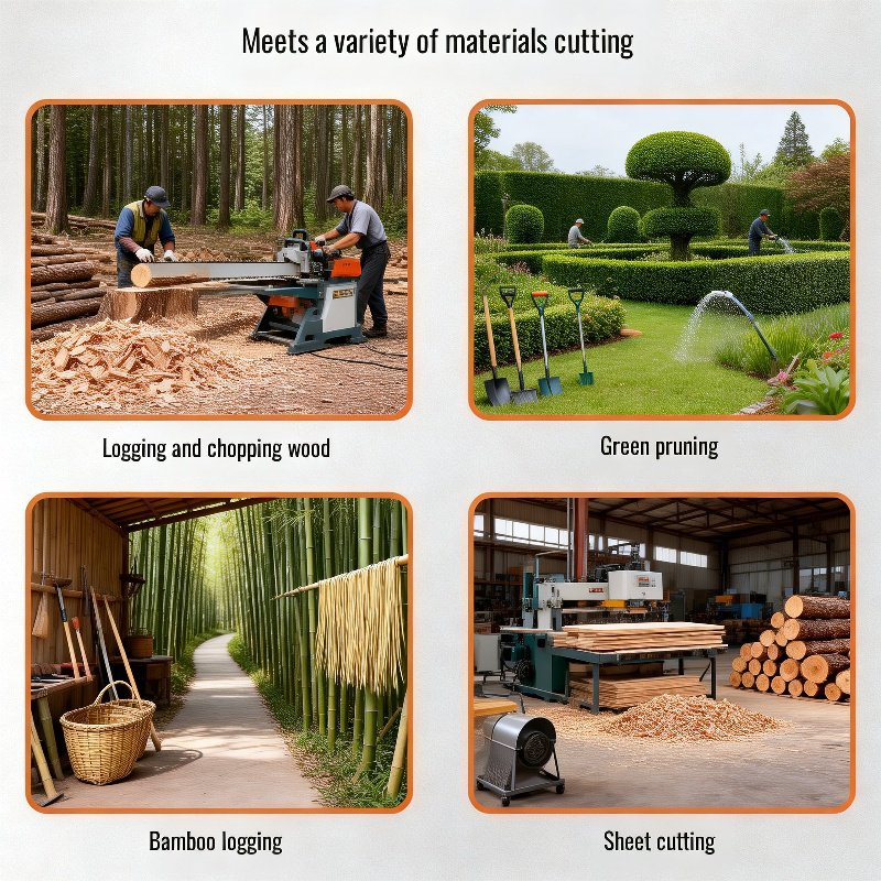 Electric Drill to Chainsaw Converter Home Woodcutting Mini Saw Power Tool Set