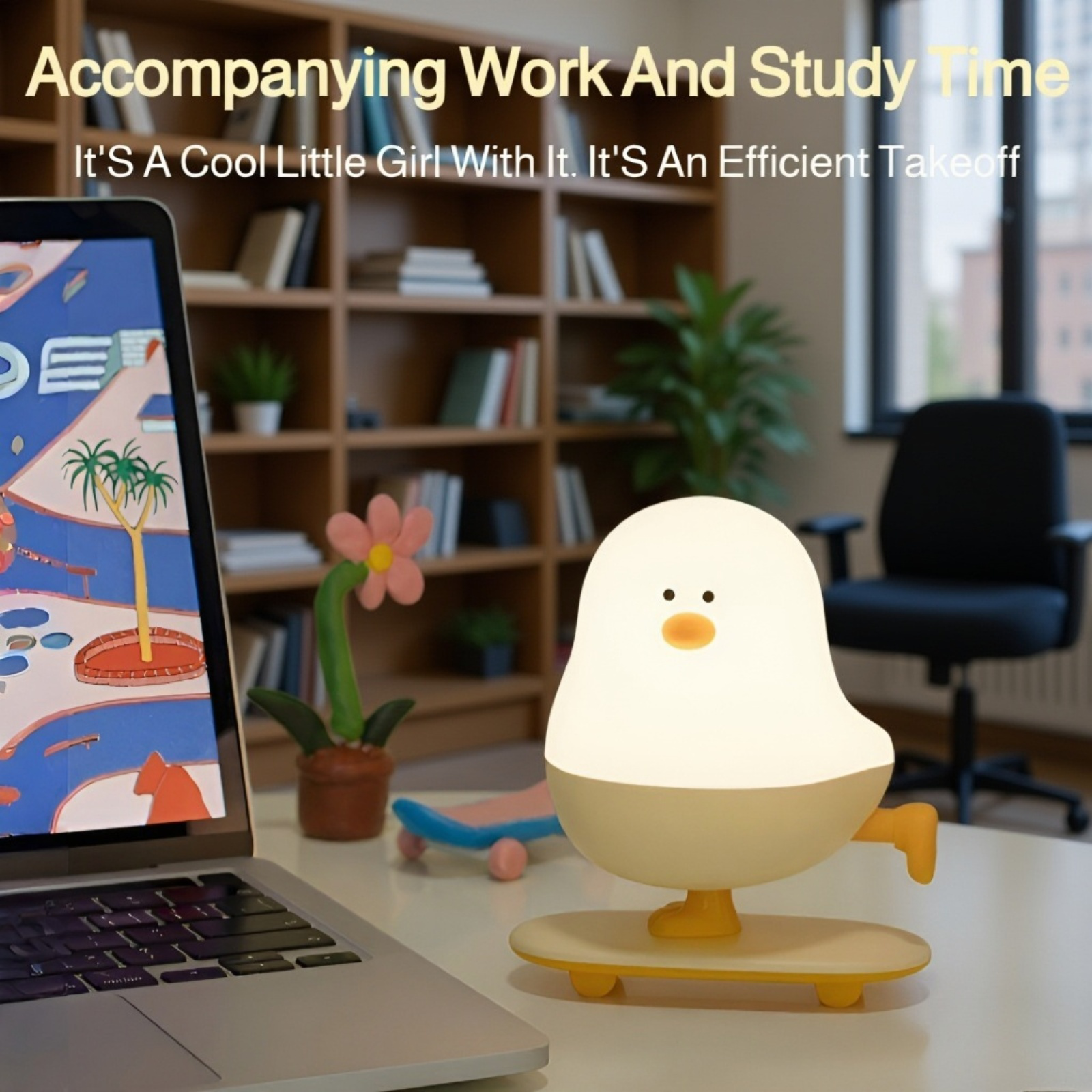 Cute Cartoon Chicken Night Light