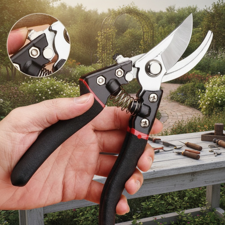 Gartenschere mit rutschfestem Griff