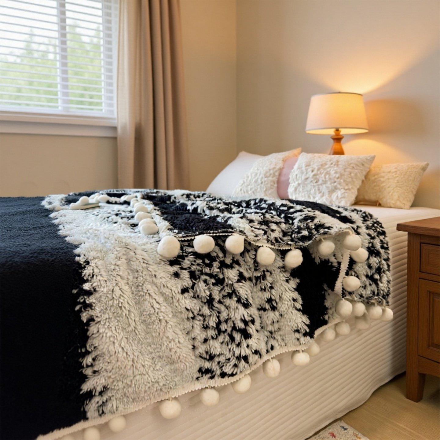 Manta de sofá autocalentable con absorción de humedad, cálida y cómoda