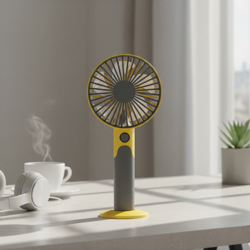 Portable USB Rechargeable Handheld Mini Fan