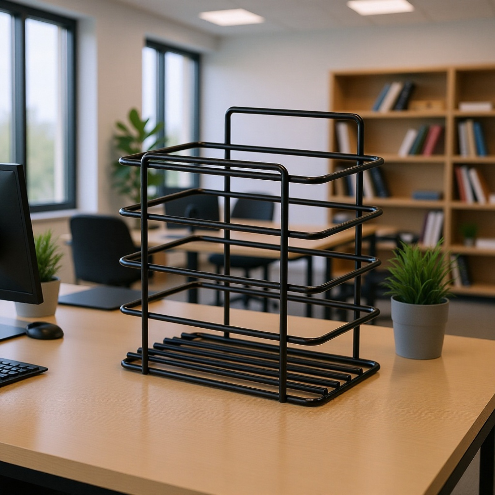 新しいバスルーム収納ラック/トイレオーガナイザー/ドリル不要の壁掛けトイレタリーラック