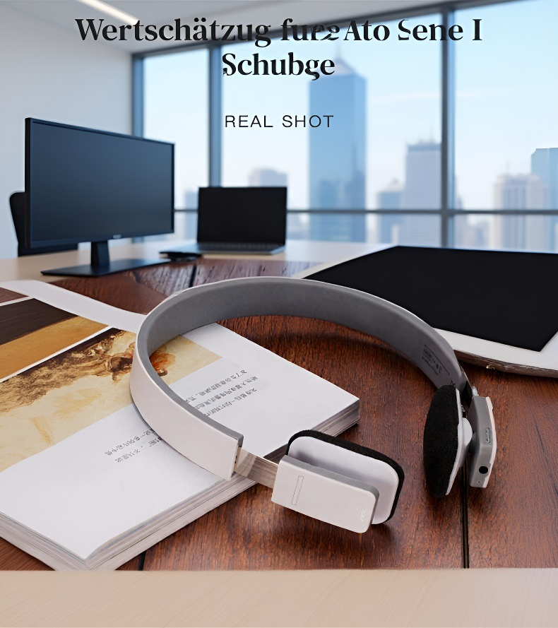 Bluetooth-Kopfhörer mit sicherem Sitz und japanischem Look