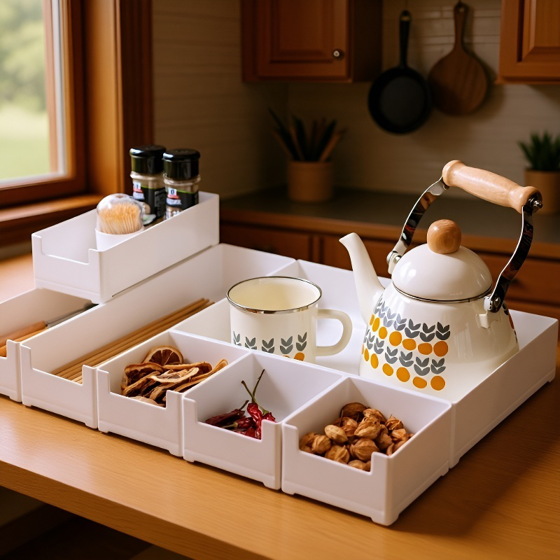 Organisateur de compartiment de tiroir pour cosmétiques