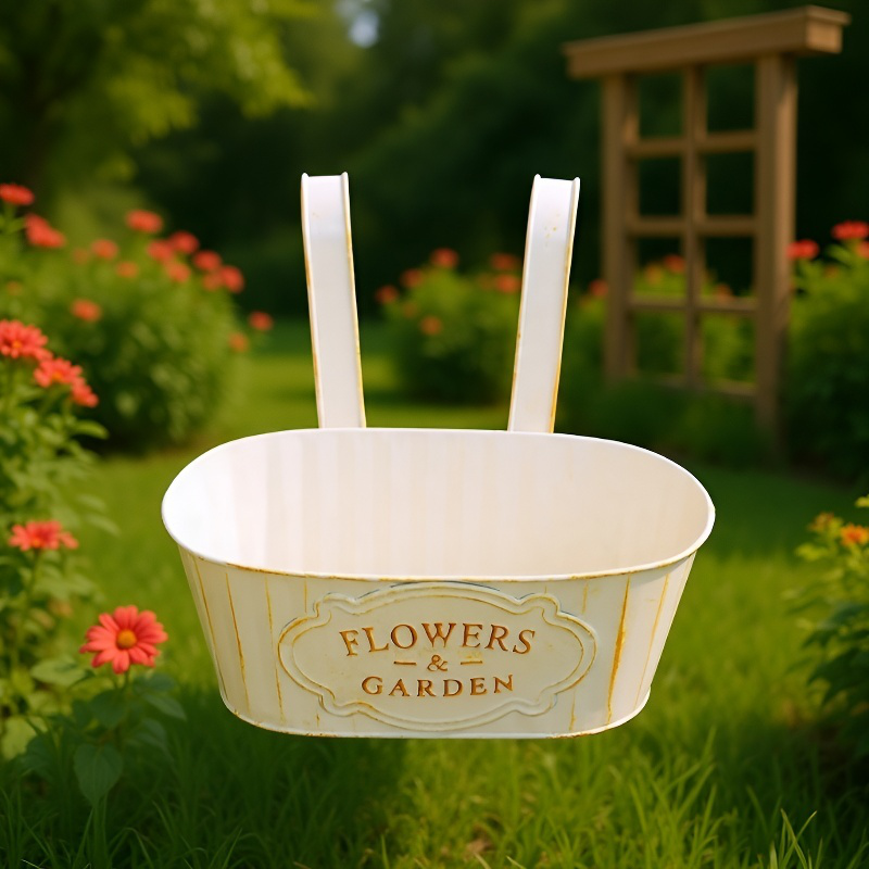 バルコニー壁掛けフラワーポット 多肉植物緑の植物装飾 取り外し可能