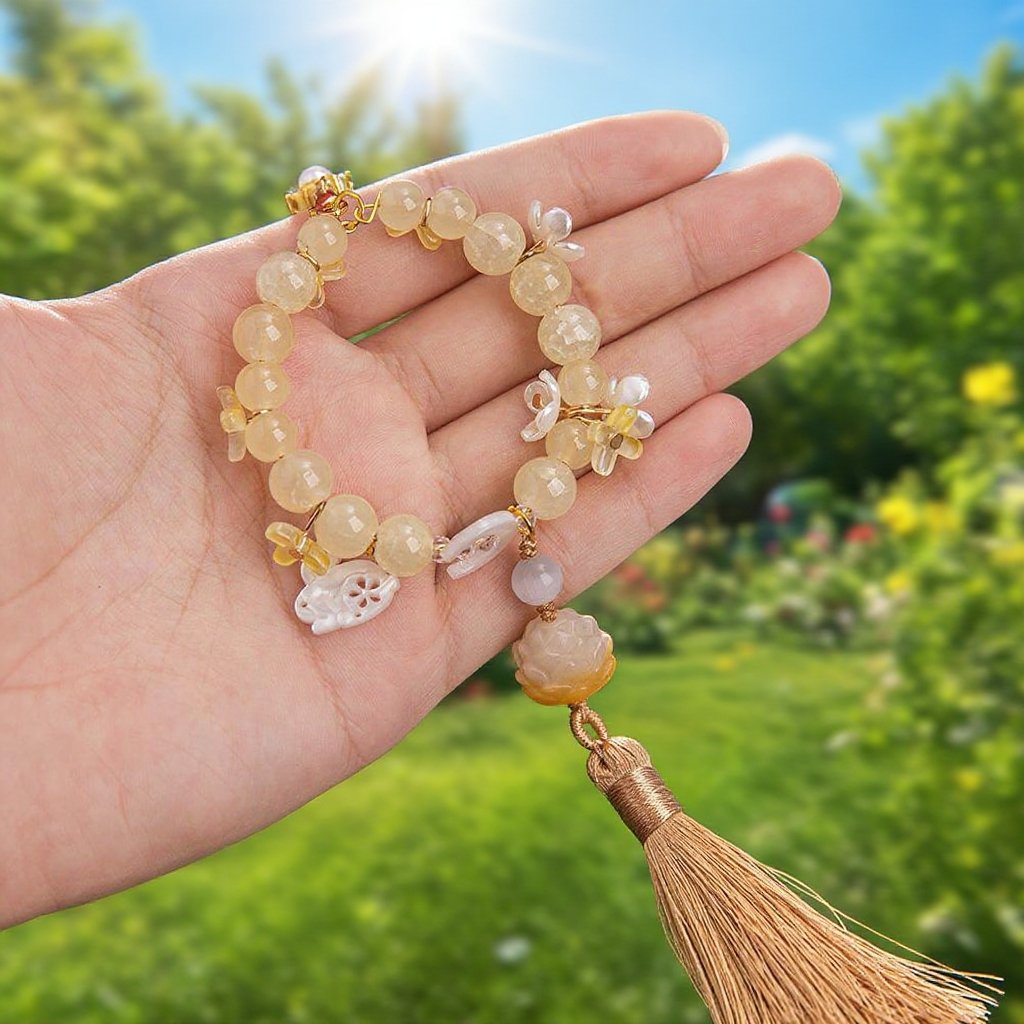 ديكور داخلي للسيارة على شكل شرابة