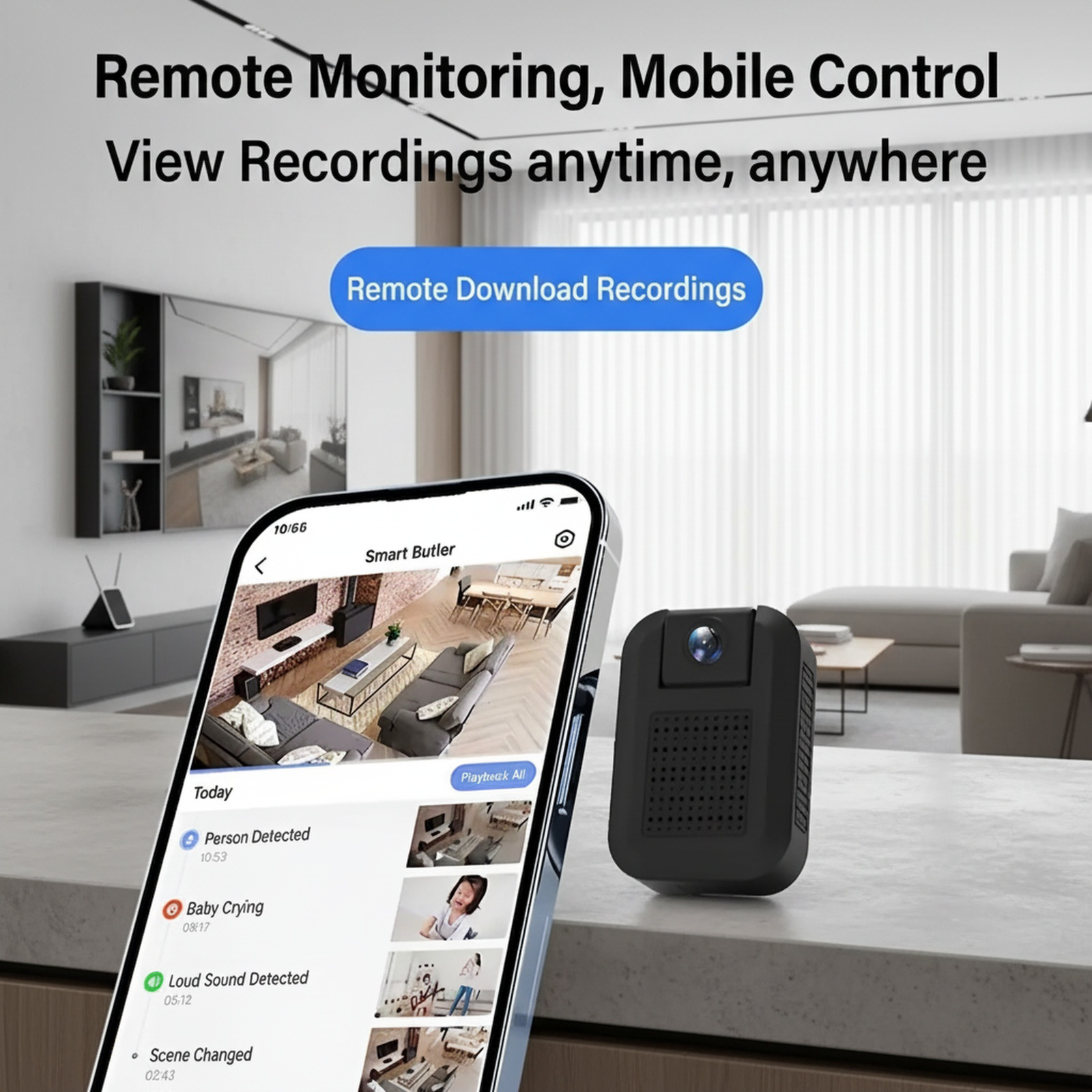 Sports Camera Home Remote Wireless Surveillance Portable Recorder DV